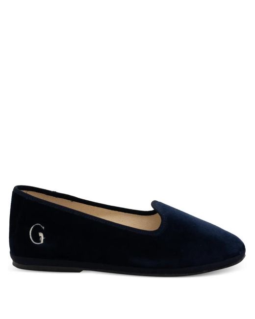 Gondolina Blue Venezia Logo-Detail Slippers