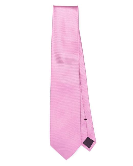 Tom Ford Gestreifte Krawatte aus Seide in Pink für Herren