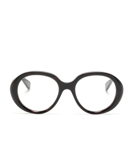 Chloé Multicolor Runde Brille in Schildpattoptik