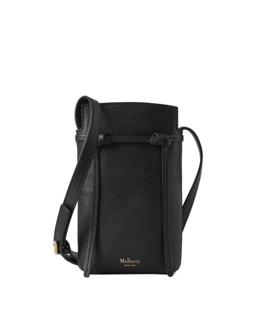 Mulberry Black Clovelly Leather Crossbody Bag