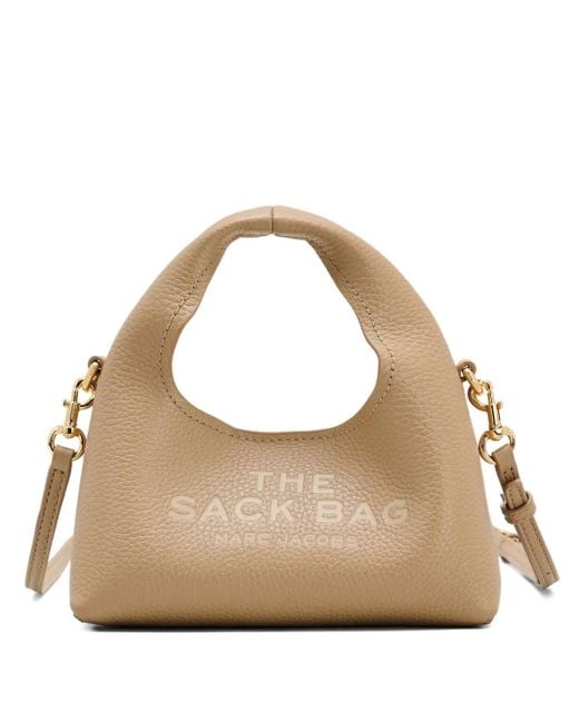Mini Sac Cabas The Sack Marc Jacobs en coloris Metallic
