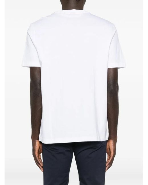 Boss White Patch T-Shirt for men