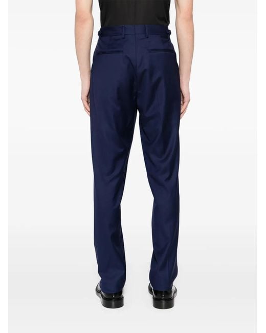Versace Straight Broek in het Blue voor heren