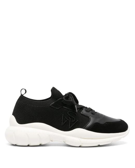 Stuart Weitzman Black 505 Mesh Sneakers