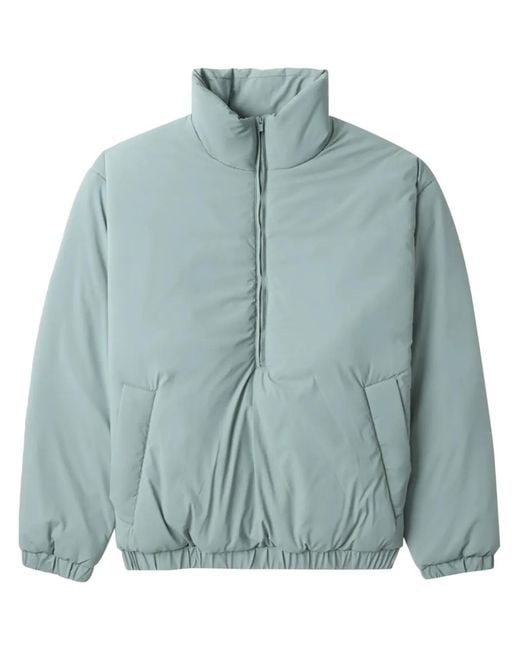 Fear Of God Blue High-Neck Puffer Jacket for men
