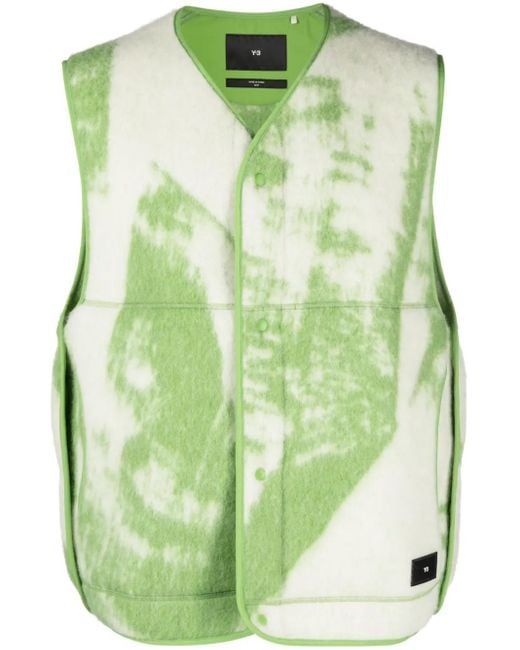 Y-3 Trägershirt Mit Grafischem Print in Green für Herren
