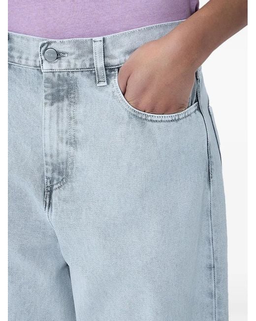 Carhartt Blue Brandon Wide-Leg Five-Pocket Jeans