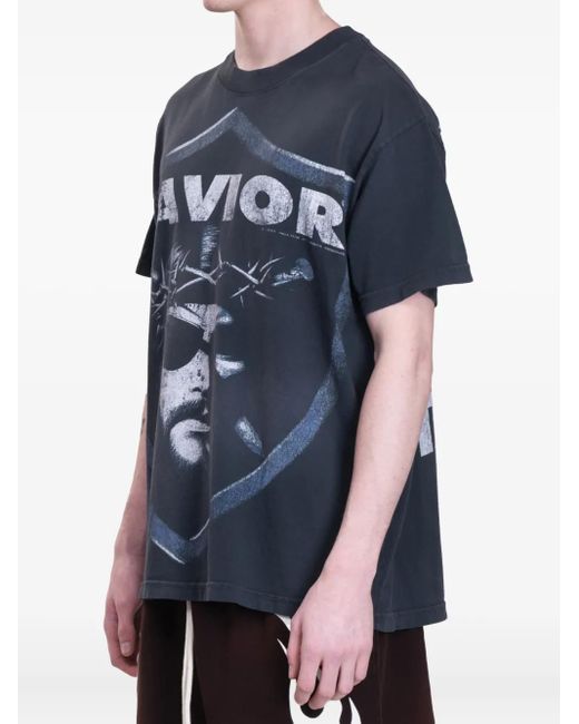 HELLSTAR Blue Saviours T-Shirt for men