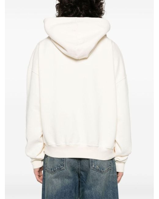 Rhude White St. Croix Cotton Hoodie for men