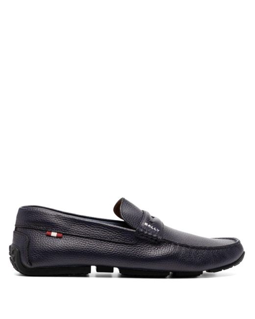 Bally Blue Pilot Driver Loafers for men