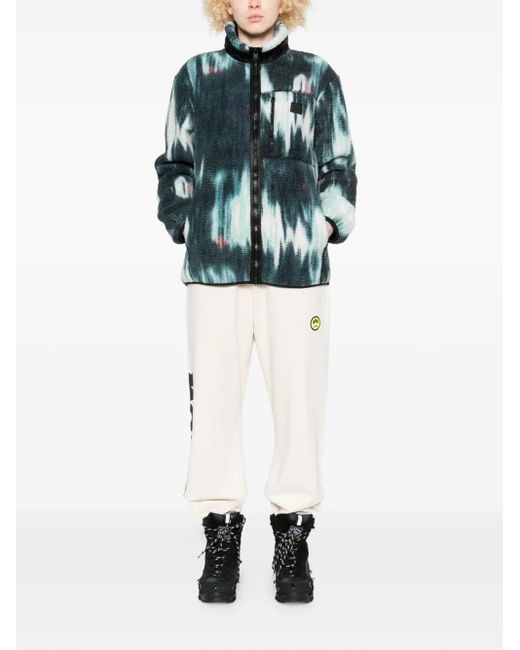 Barrow White Logo-Print Trackpants