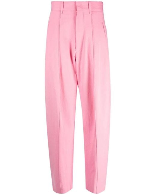 Isabel Marant Pink Sopiavea Tailored Trousers
