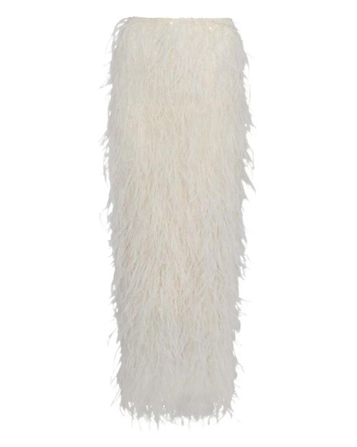 Twp White Light As A Feather Maxi Skirt