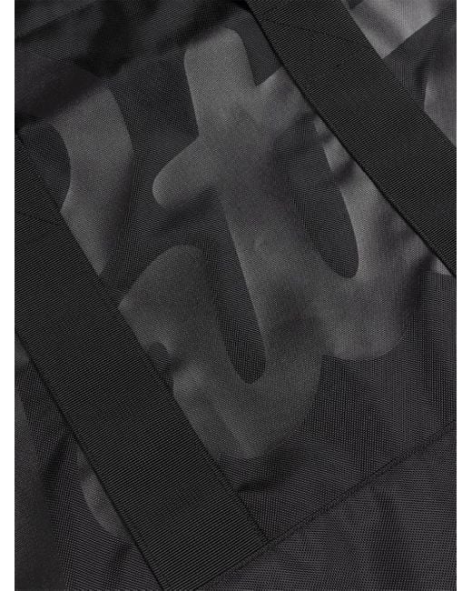 PATTA Black Logo-Print Tote Bag for men