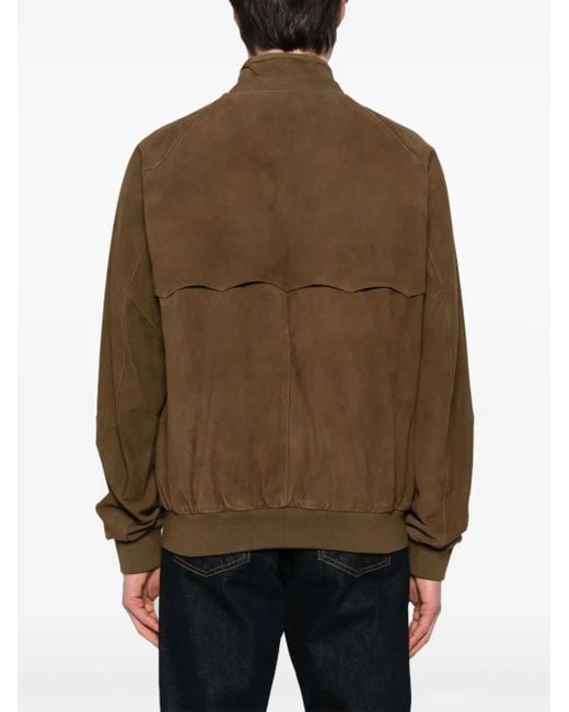 メンズ Baracuta スエード ジャケット Brown