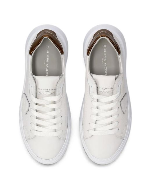 Philippe Model White Sneakers