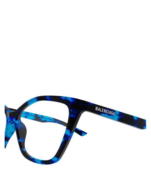Balenciaga Blue Lunettes De Vue À Monture Papillon