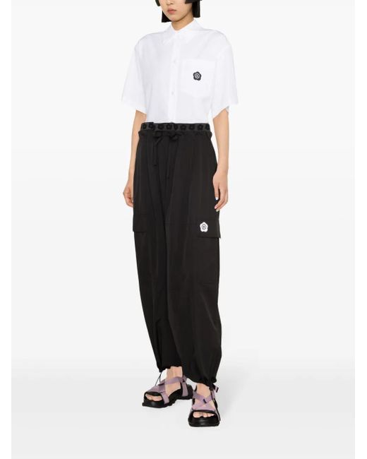 KENZO Black Cargo With Drawstring
