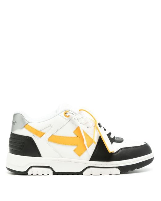 Off-White c/o Virgil Abloh Out of Office Sneakers in Metallic für Herren