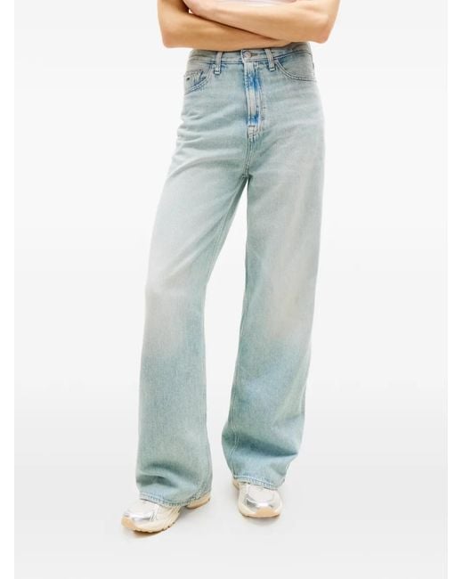 Tommy Hilfiger Blue Wide-Leg Jeans