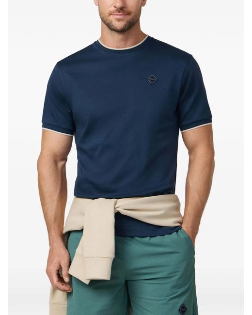 Hackett Blue Hsport Short-Sleeve T-Shirt for men