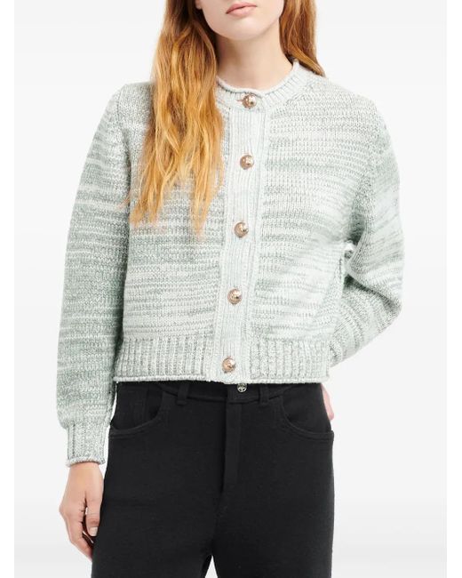 Barrie Gray Chunky-Knit Cashmere Cardigan