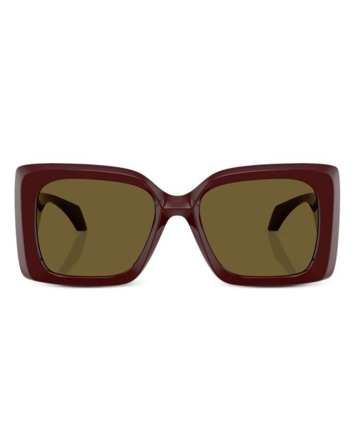 Versace Brown Sonnenbrille mit Medusa-Schild