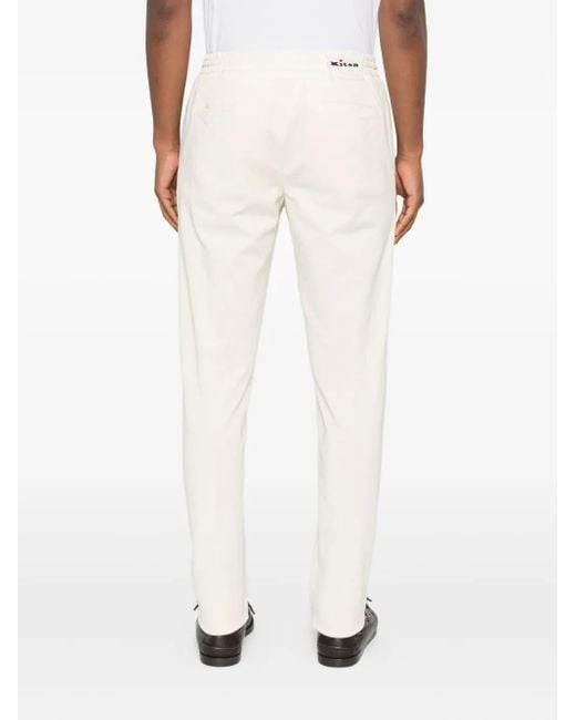 Kiton White Pants for men