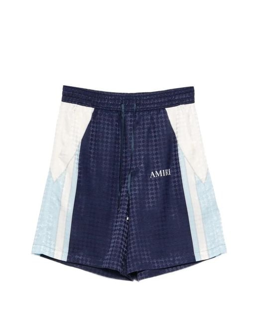 Amiri Blue Ma Quad Panel Short for men