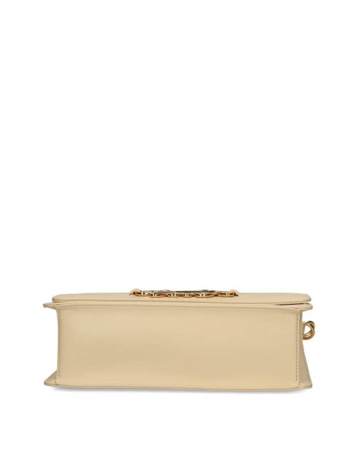 Love Moschino ロゴプレート ショルダーバッグ Natural
