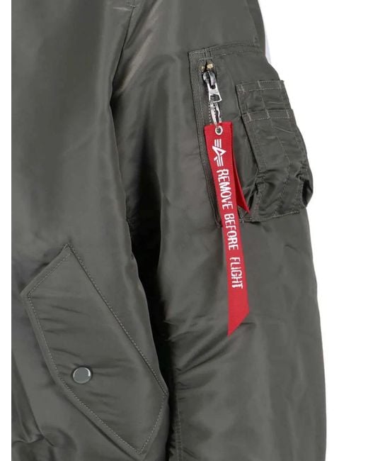 Alpha Industries Gray Ma-1 Heritage Bomber Jacket