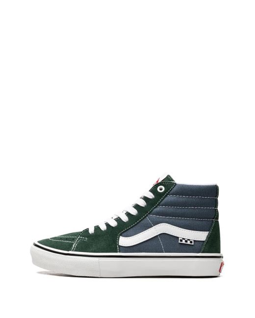 Vans Blue Skate Sk8 Hi "Mountain View" Sneakers for men