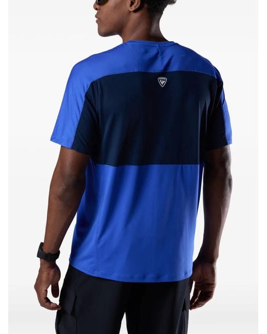 Rossignol Blue Colourblock Tee for men