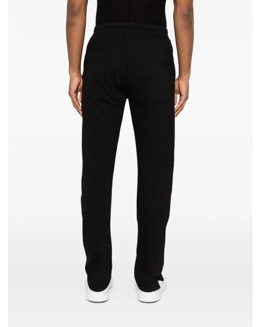 Rick Owens Black Drawstring Trousers for men