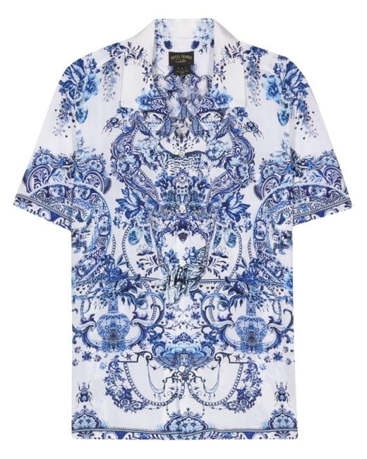 Camilla Blue Glaze And Graze Shirt for men