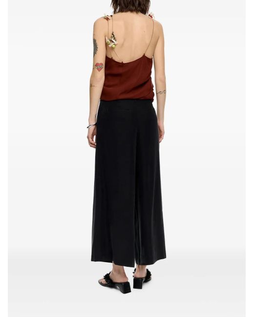Bimba Y Lola ベルテッド クロップドパンツ Black