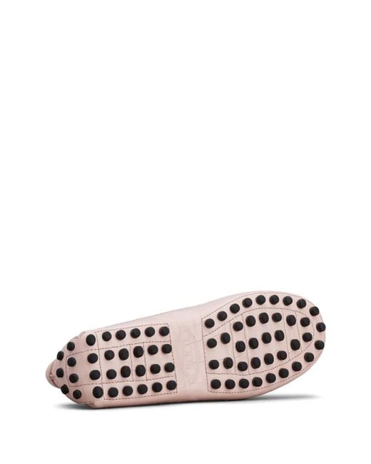 Tod's Pink Gommino Loafer