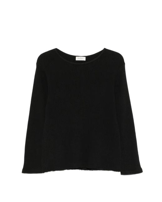 Second/Layer Black Waffle-Knit Long-Sleeve T-Shirt for men