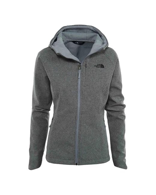 The North Face Gray Apex Bionic Hooded Jacket