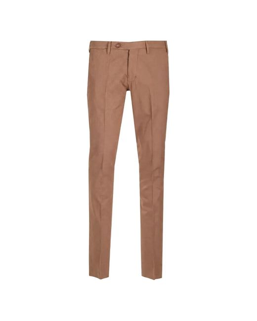 Al Duca D'aosta Natural Slim-Fit Low-Rise Trousers for men