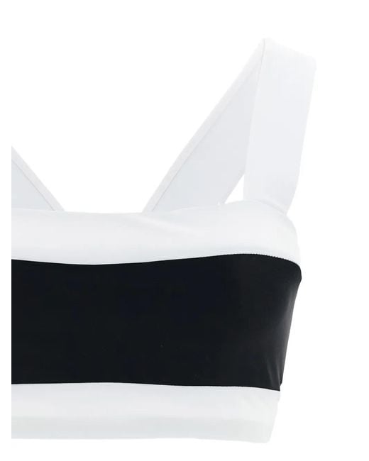 Goldbergh White Plonge Active Bikini Top