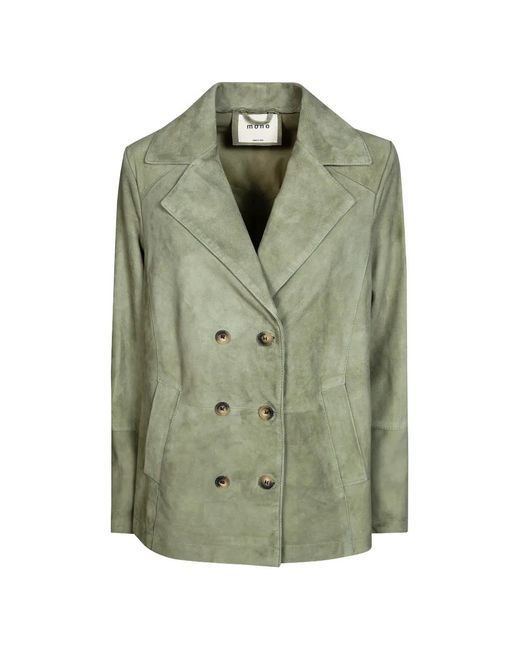 Mono Green Suede Blazer