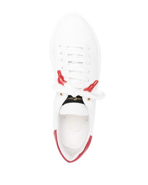 Giuliano Galiano White Nemesis Low-top Sneakers for men