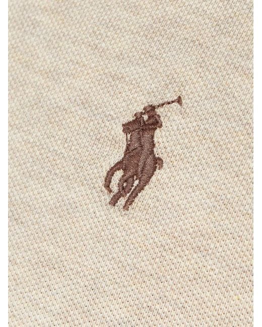 Polo Ralph Lauren White Logo-Embroidered Short-Sleeve Polo Shirt for men