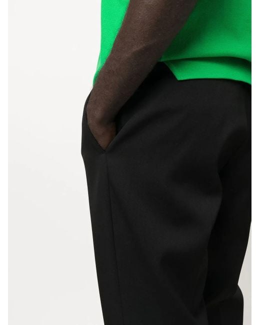 Pantalon En Laine Vierge À Coupe Fuselée Jil Sander pour homme en coloris Black