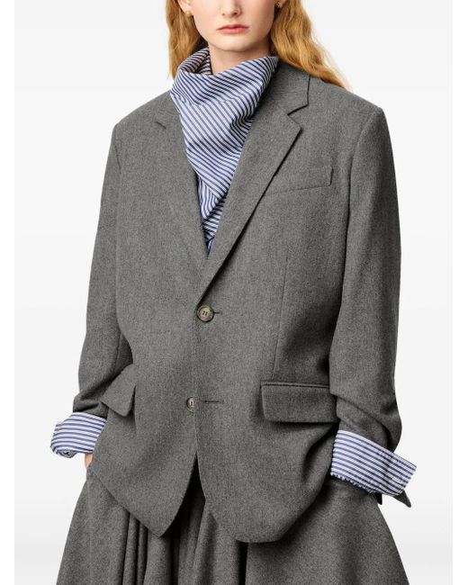 Blazer con botones AMI de color Gray