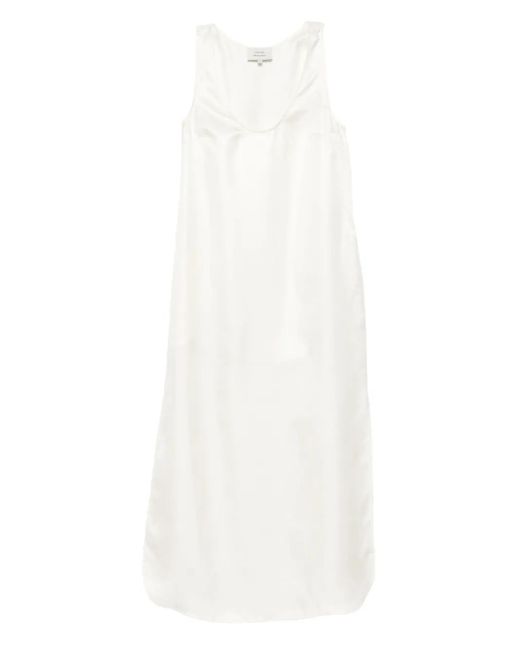 Loulou de Saison Nada サイドスリット スリップドレス White