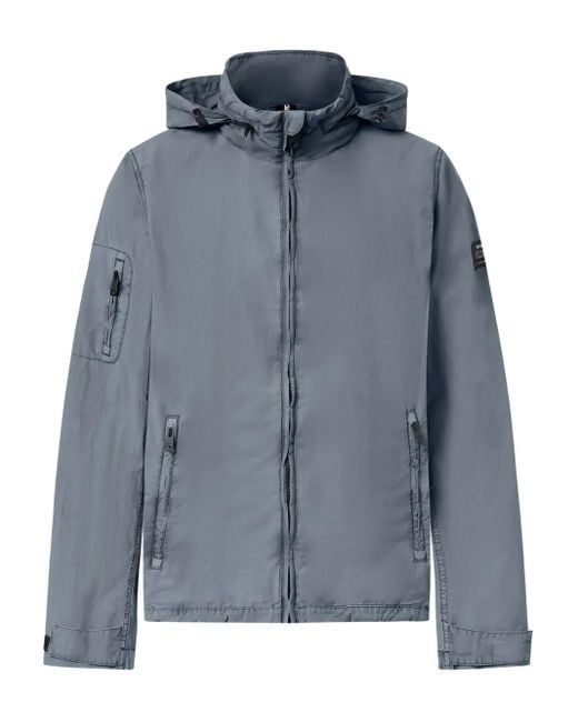 メンズ Ecoalf Rigi フーデッド ジャケット Blue
