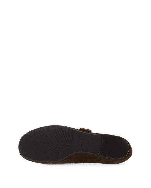 Vagabond Brown Aleya Buckle-Fastening Ballet Flats