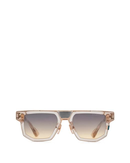 Dita Eyewear Metallic Mach-Nine Pilot-Frame Sunglasses for men